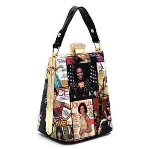 Frame Michelle Obama Collage Cross Body Satchel